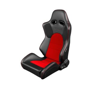 BRAUM ADVAN SERIES RACING SEATS (BLACK & RED) Universal